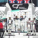 British GT Silverstone 500 podium