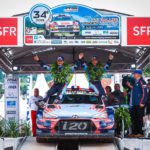 Daniel Elena and Seb Loeb are celebrating victory at Rallye Vosges