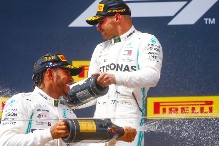 Hamilton Bottas French Grand Prix