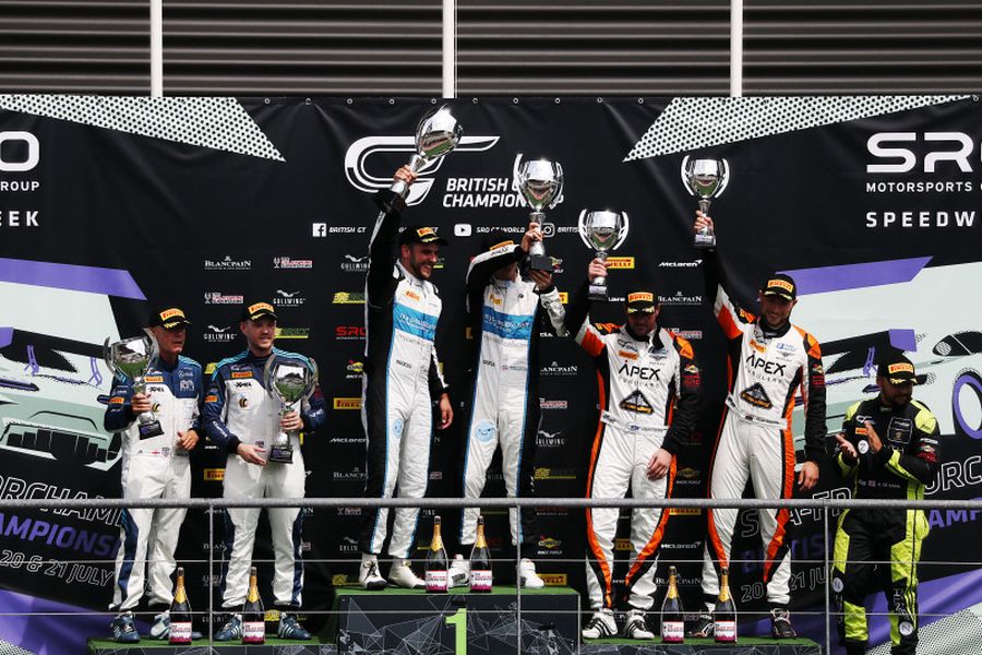 British GT Spa podium