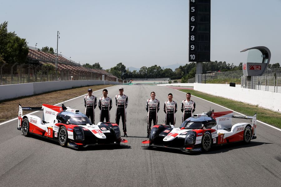 Toyota Gazoo Racing drivers at The Prologue