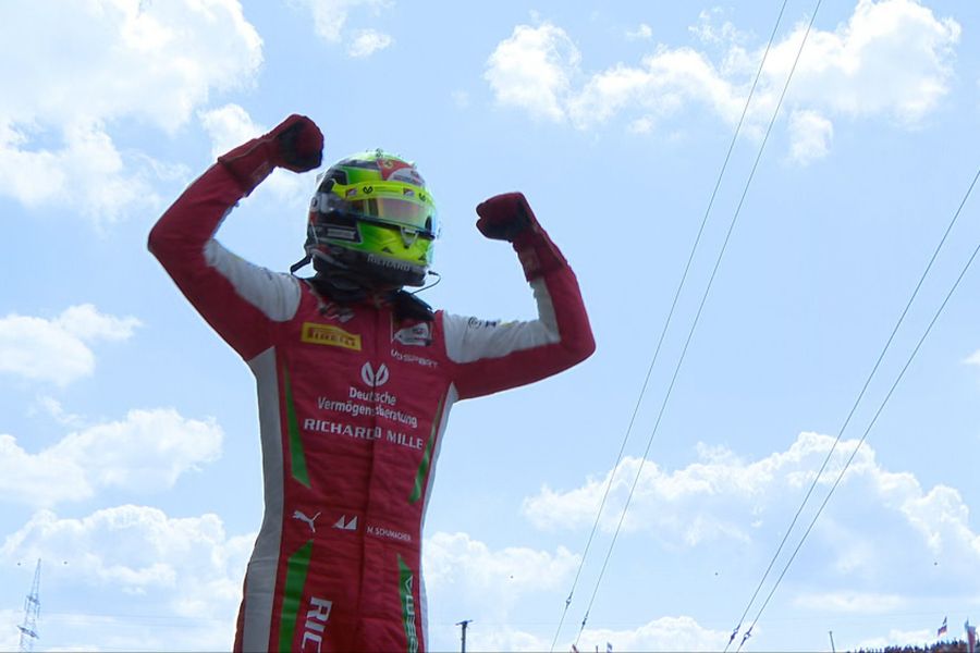 F2 Hungaroring Mick Schumacher winner