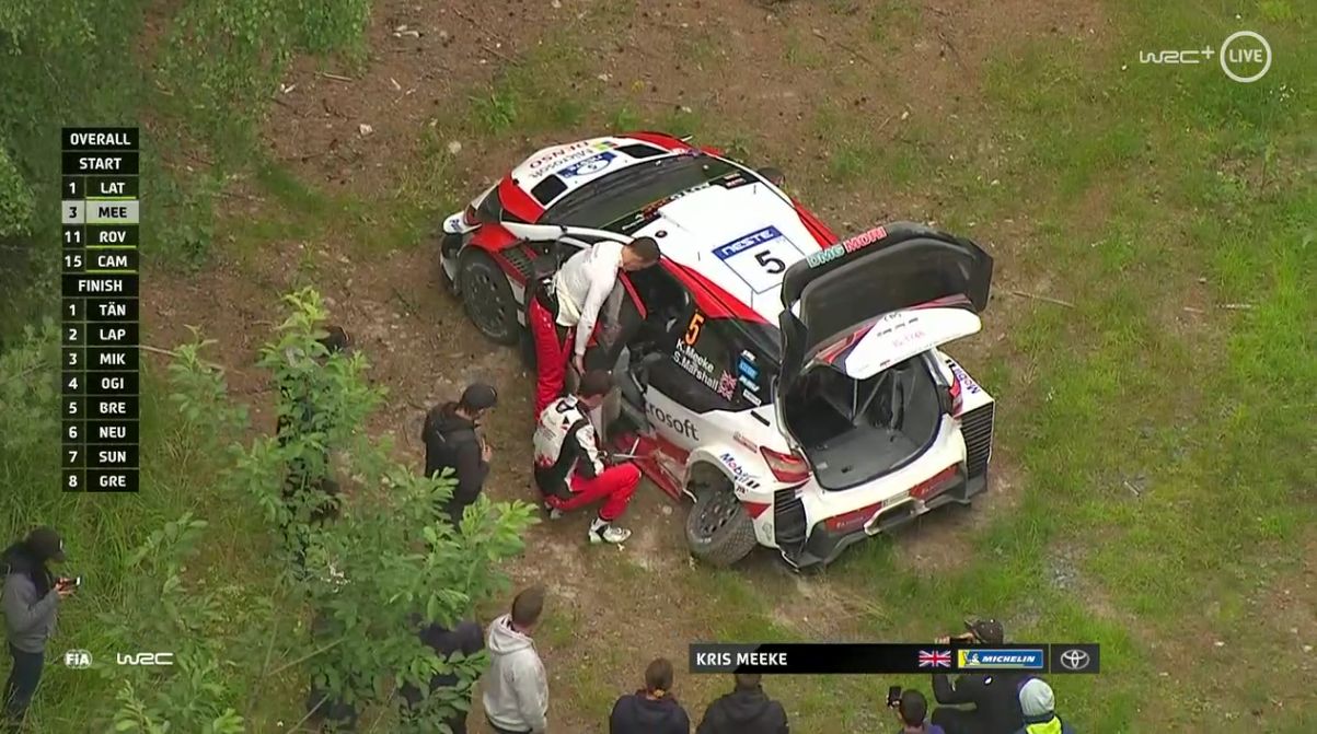 Meeke crash Finland
