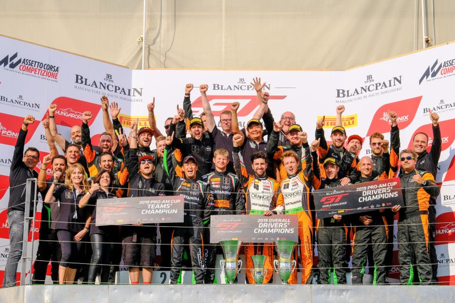 2019 Blancpain GT World Challenge Europe all champions
