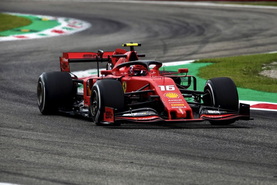 Charles Leclerc in the #16 Ferrari SF90