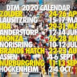 DTM calendar 2020