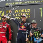 World RX Latvia podium