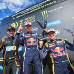 WorldRX France podium