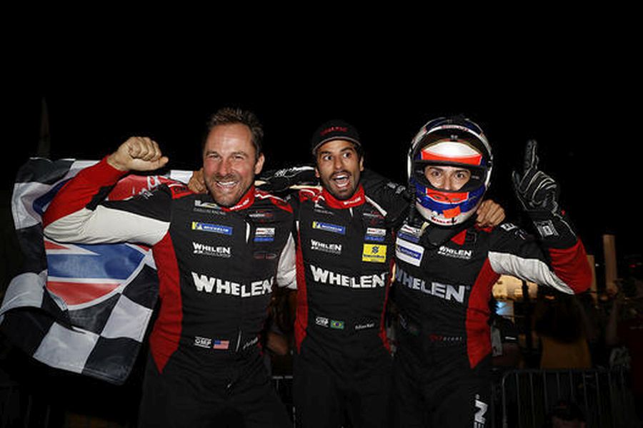 Petit Le Mans winners - Eric Curran, Felipe Nasr, Pipo Derani