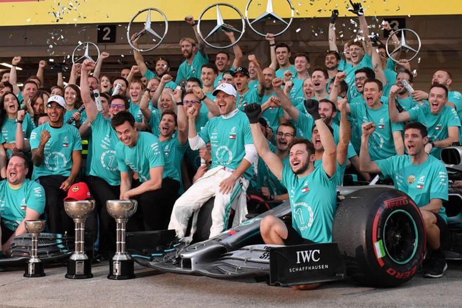 Mercedes F1 champions