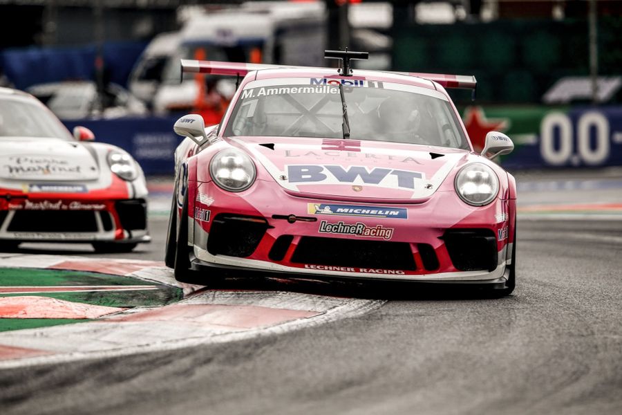 Michael Ammermuller in the #1 Porsche