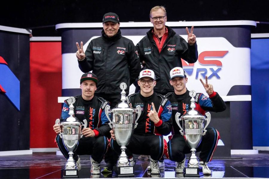 Titans RX, Top 3 drivers with Max Pucher and Ari Vatanen
