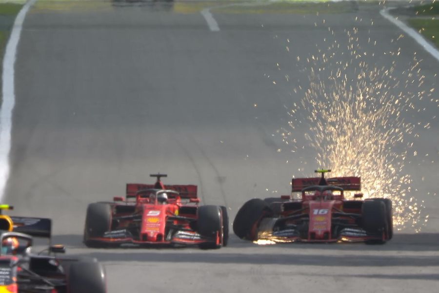 Ferrari crash Brazil