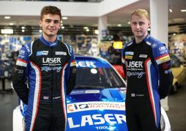 Aiden Moffat and Ashley Sutton,Laser Tools Racing