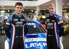 Aiden Moffat and Ashley Sutton,Laser Tools Racing