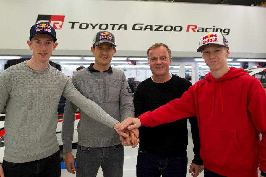 Toyota Evans Ogier Makinen Rovanpera