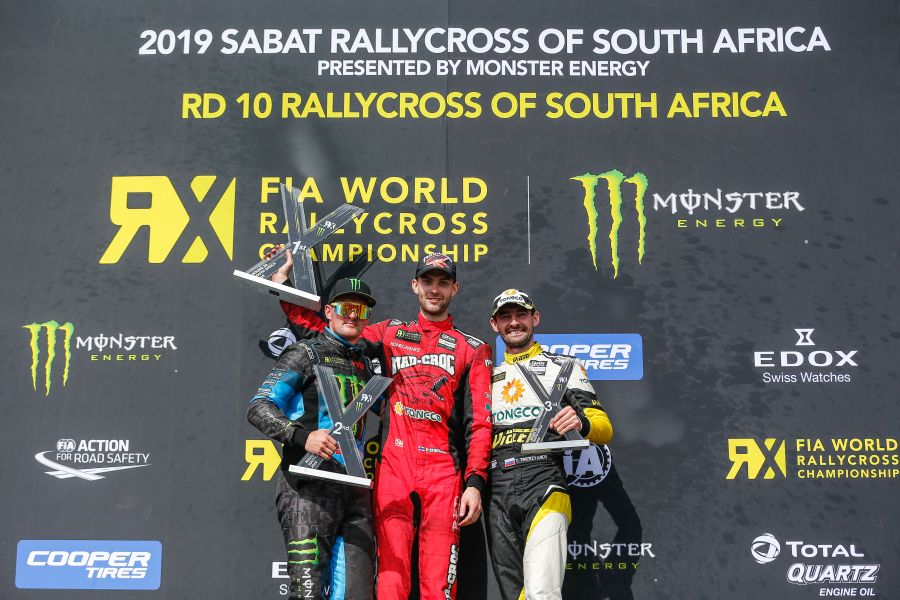 World RX of South Africa podium