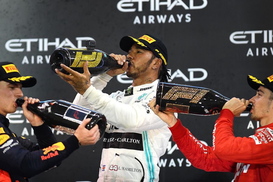 Abu Dhabi Grand Prix podium