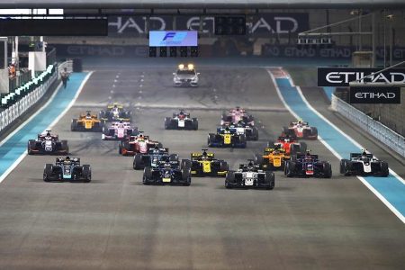 F2 Abu Dhabi R1 start