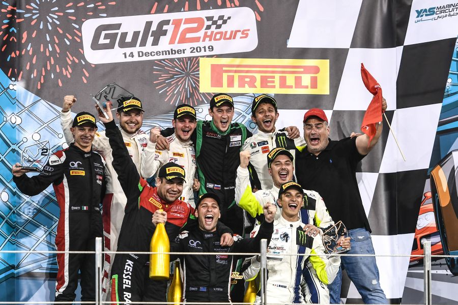 Gulf 12 Hours podium