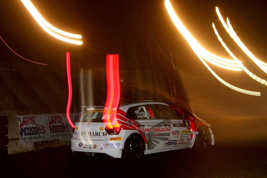 Andrea Crugnola in the #6 Volkswagen Polo GTI R5