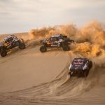 Red Bull Off-Road Junior Team members Seth Quintero, Mitch Guthrie, and Blade Hildebrand
