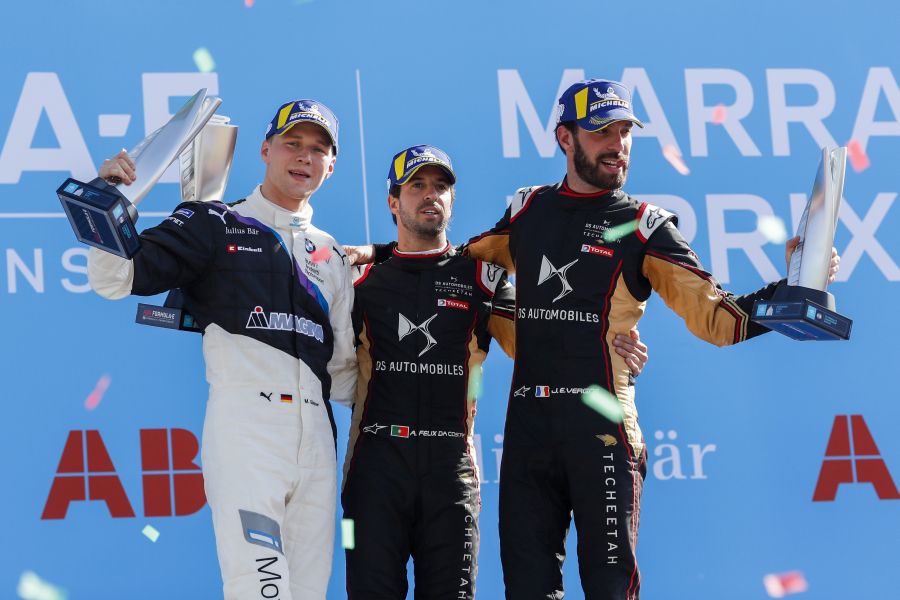 Marrakesh E-Prix podium