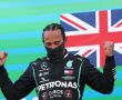 Lewis Hamilton Celebrates his 91st F1 Victory