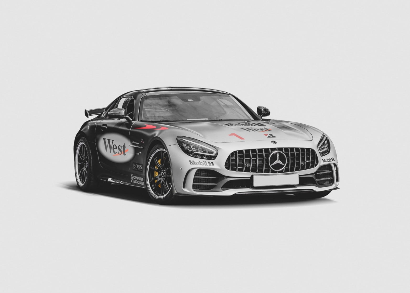 Mika Häkkinen’s Mclaren Mercedes MP4/14 Livery (1999) on Mercedes-AMG GT Coupe (2020)