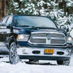 Dodge Ram in the Snow