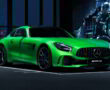 green mercedes benz amg