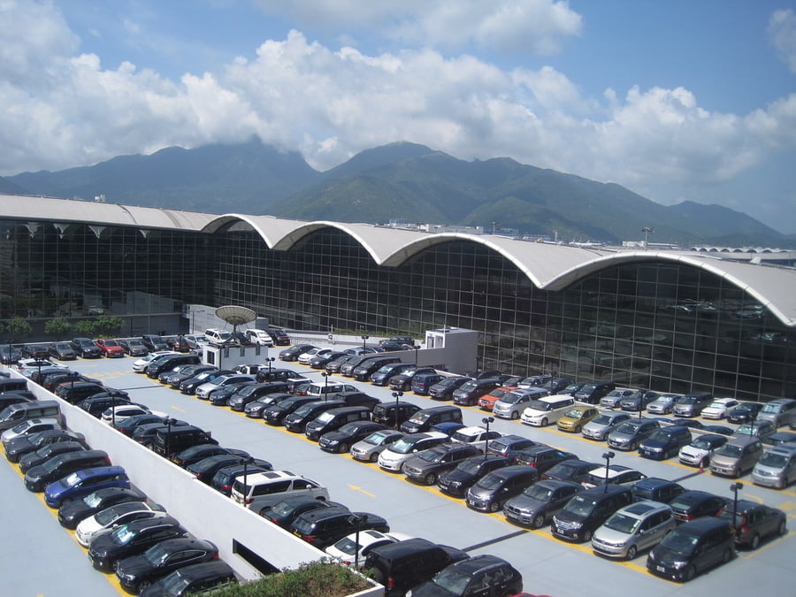 Parking Lot Full Of Cars