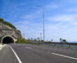 Road Entering A Tunnel