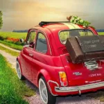 car fiat road